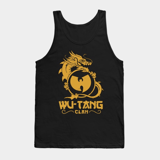 Vintage Wutang dragon Tank Top by Punk Rock